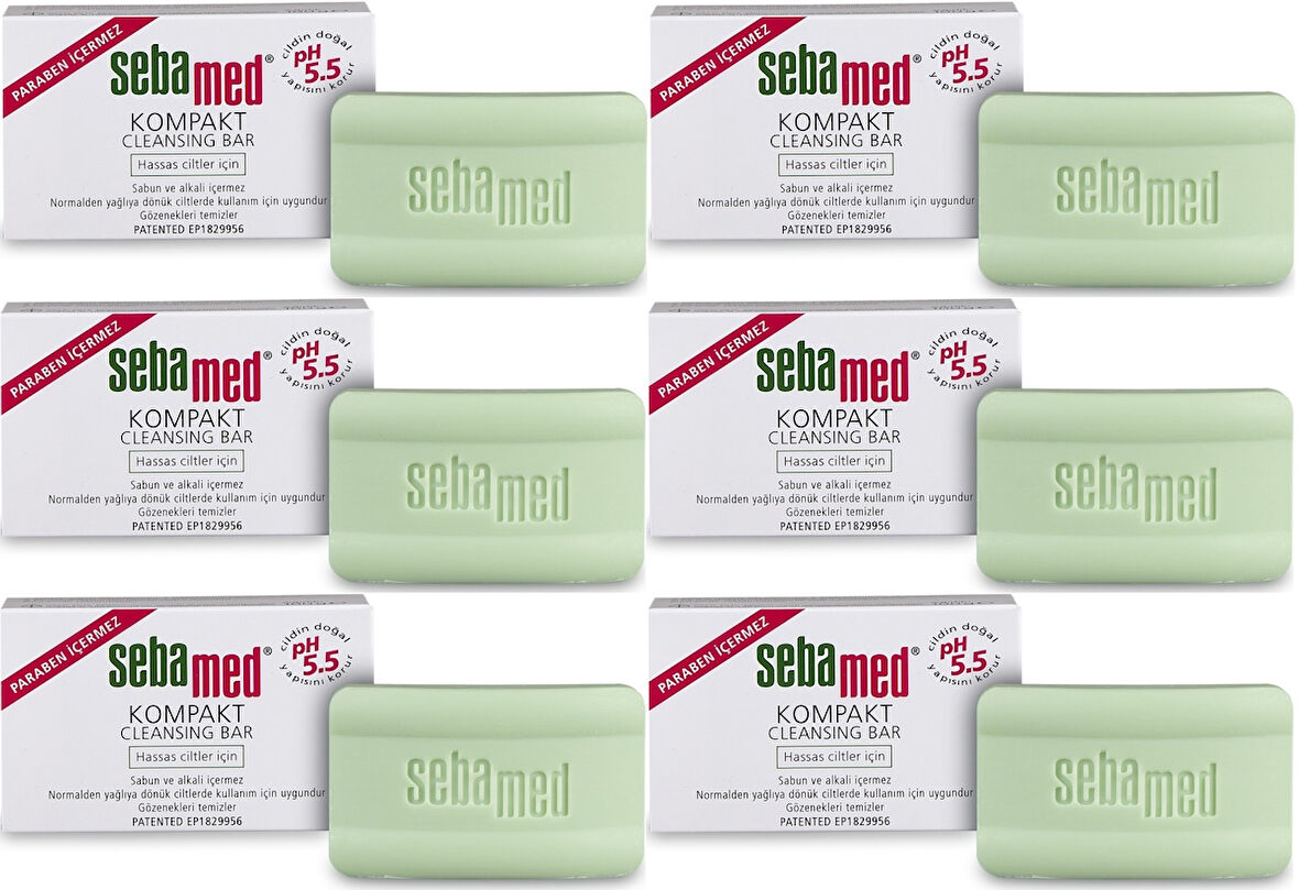 Sebamed Sabun Kompakt Hassas Cilt 100GR (6 Lı Set)