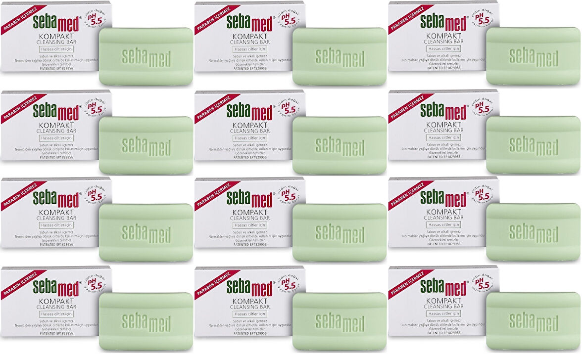 Sebamed Sabun Kompakt Hassas Cilt 100GR (12 Li Set)