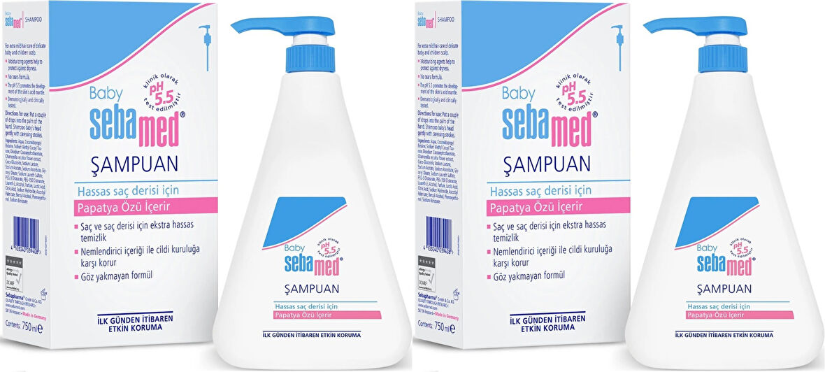 Sebamed Bebek Şampuanı 750ML Pompalı (Fırsat Pk) (2 Li Set)