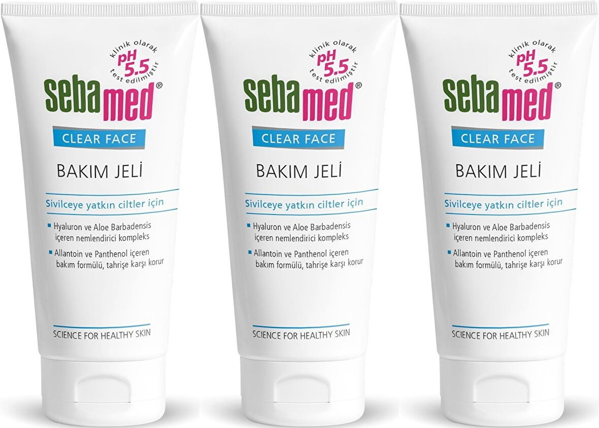 Sebamed Clear Face Bakım Jeli 50ML (3 Lü Set)