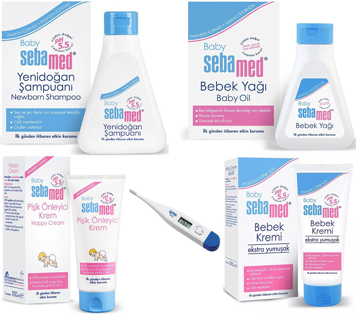 Sebamed Bebek Bakım Seti (5 Li Set) Avantaj Paket