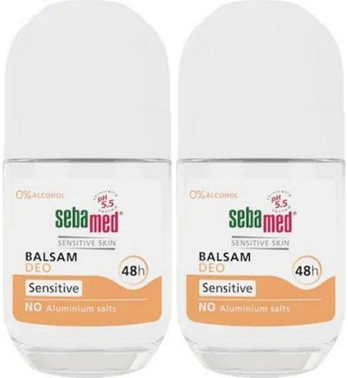 Sebamed Deodorant Roll-On 50ML Balsam Hassas/Sensitive (2 Li  Set)