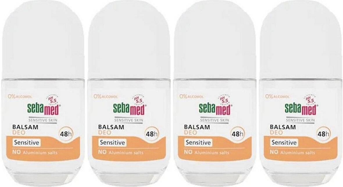 Sebamed Deodorant Roll-On 50ML Balsam Hassas/Sensitive (4 Lü  Set)