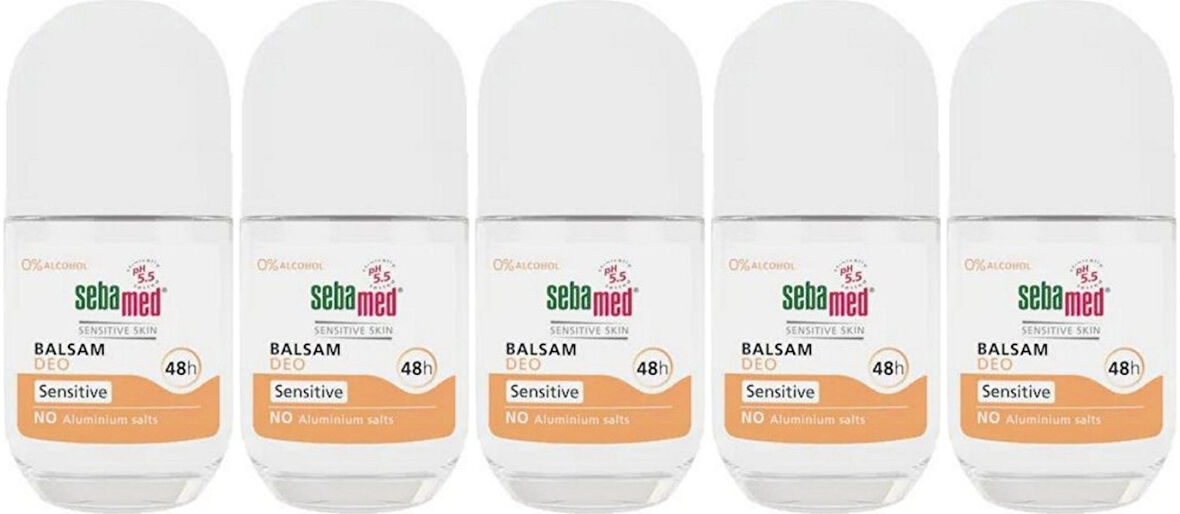 Sebamed Deodorant Roll-On 50ML Balsam Hassas/Sensitive (5 Li  Set)