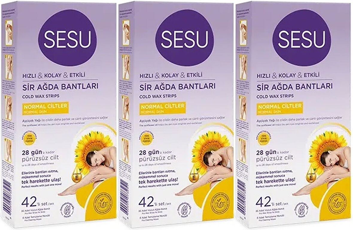 Sesu Sir Ağda Bandı 42 Li Pk Normal Ciltler (3 Lü Set)