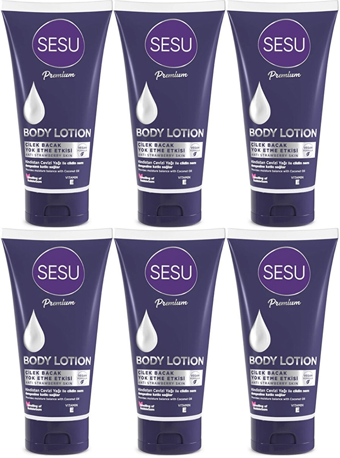 Sesu Vücut Losyonu 175ML (Body Lotıon) (6 Lı Set)