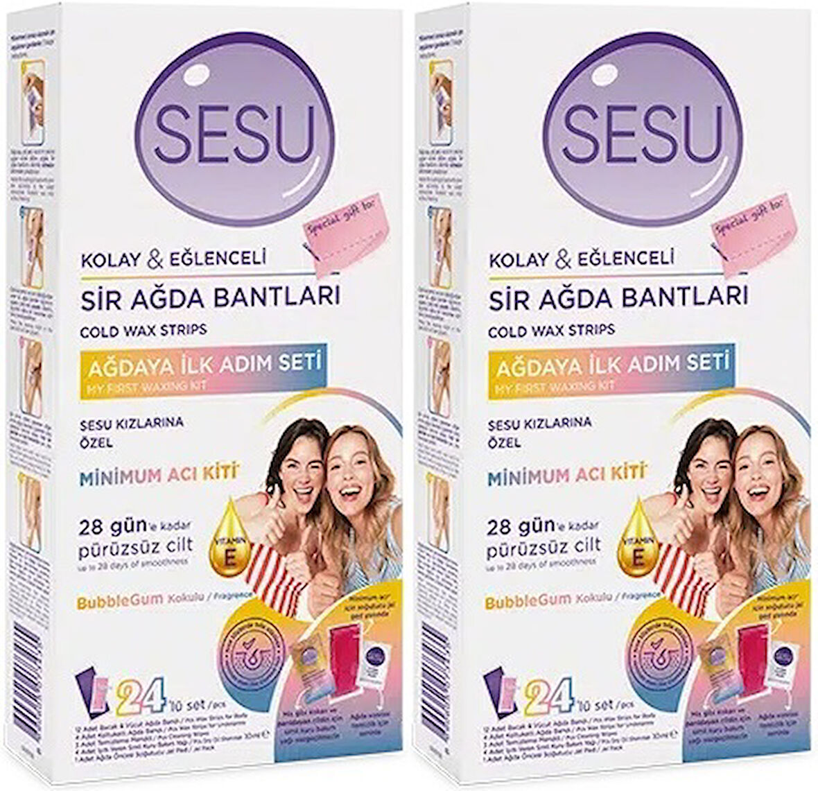 Sesu Sir Ağda Bandı 24 Lü Pk (Ağdaya İlk Adım Serisi) (2 Li Set)