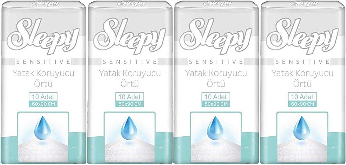 Sleepy Hasta Yatak Koruyucu 60*90CM 40 Adet (4PK*10)