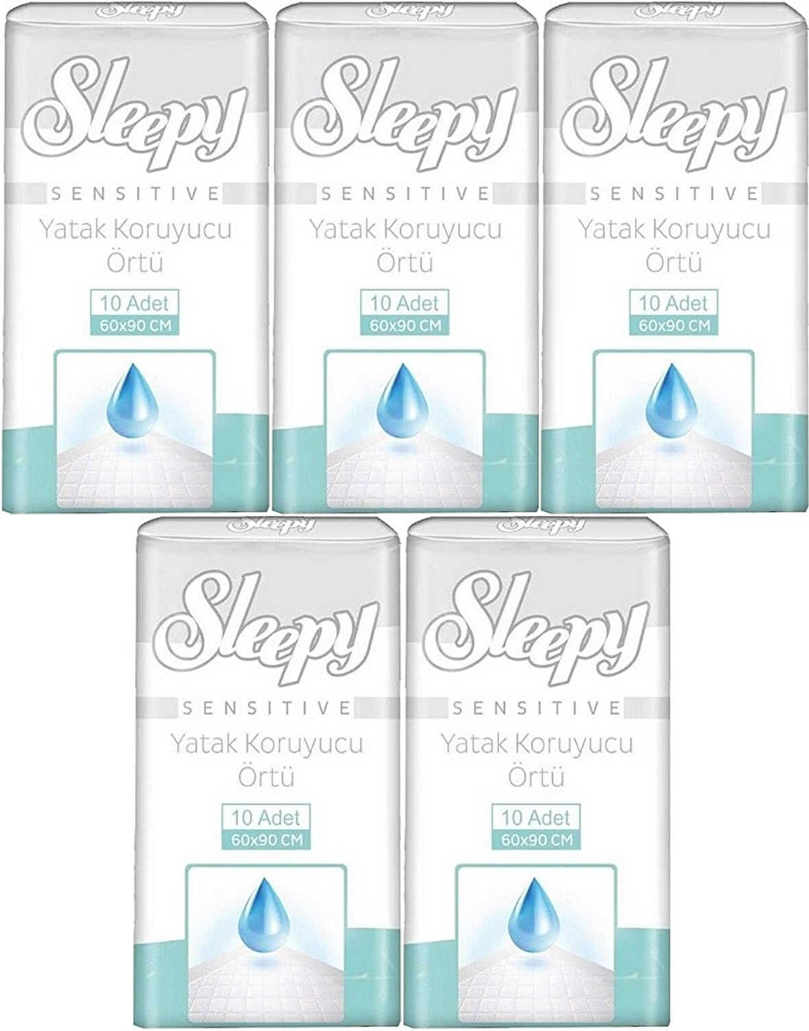 Sleepy Hasta Yatak Koruyucu 60*90CM 50 Adet (5PK*10)