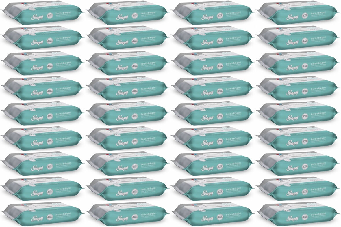 Sleepy Perine Bölgesi ve Vücut Temizleme Islak Mendil Havlu 50 Yaprak (Ebat 4XL) (36 Lı Set)