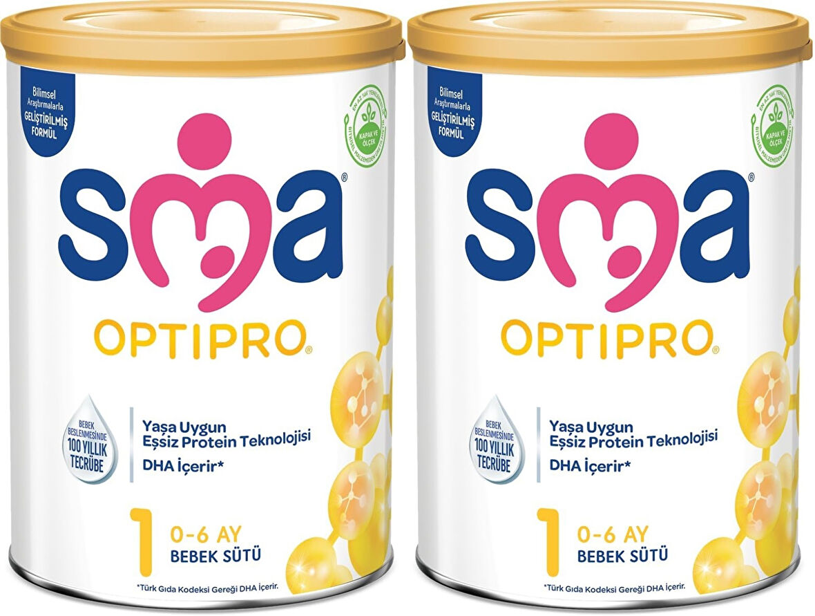 Sma Optipro 800GR No:1 Bebek Sütü (0-6 Ay) (2 Li Set)