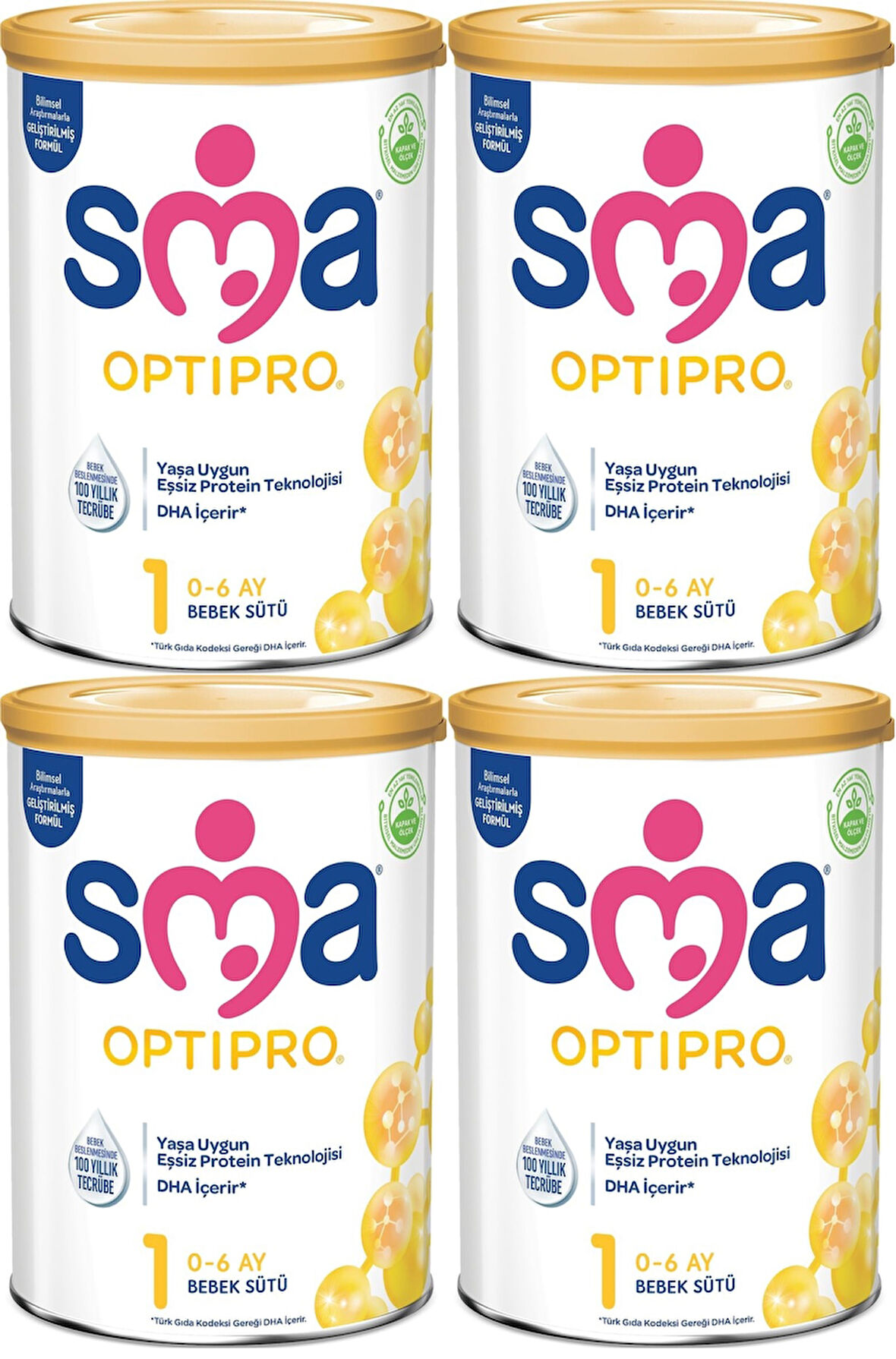 Sma Optipro 800GR No:1 Bebek Sütü (0-6 Ay) (4 Lü Set)