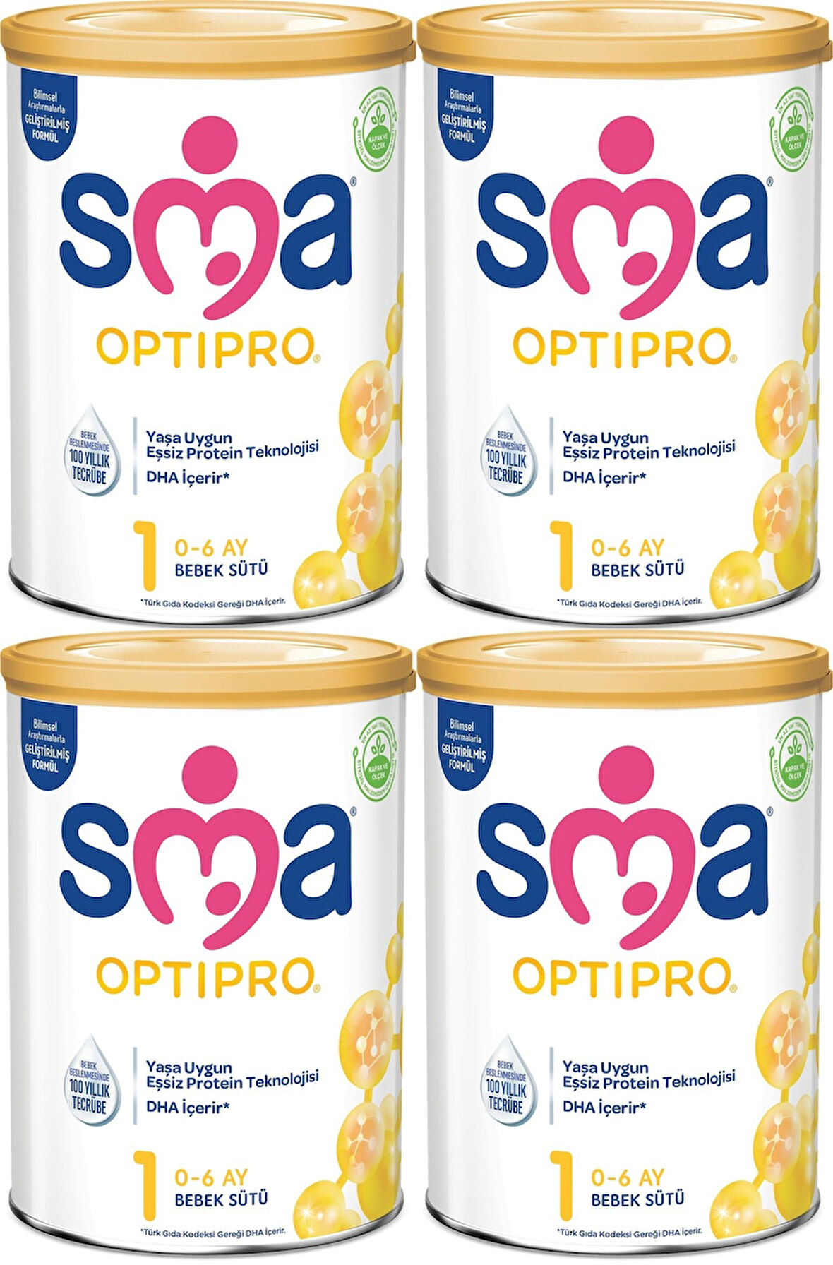 Sma Optipro 400GR No:1 Bebek Sütü (0-6 Ay) (4 Lü Set)