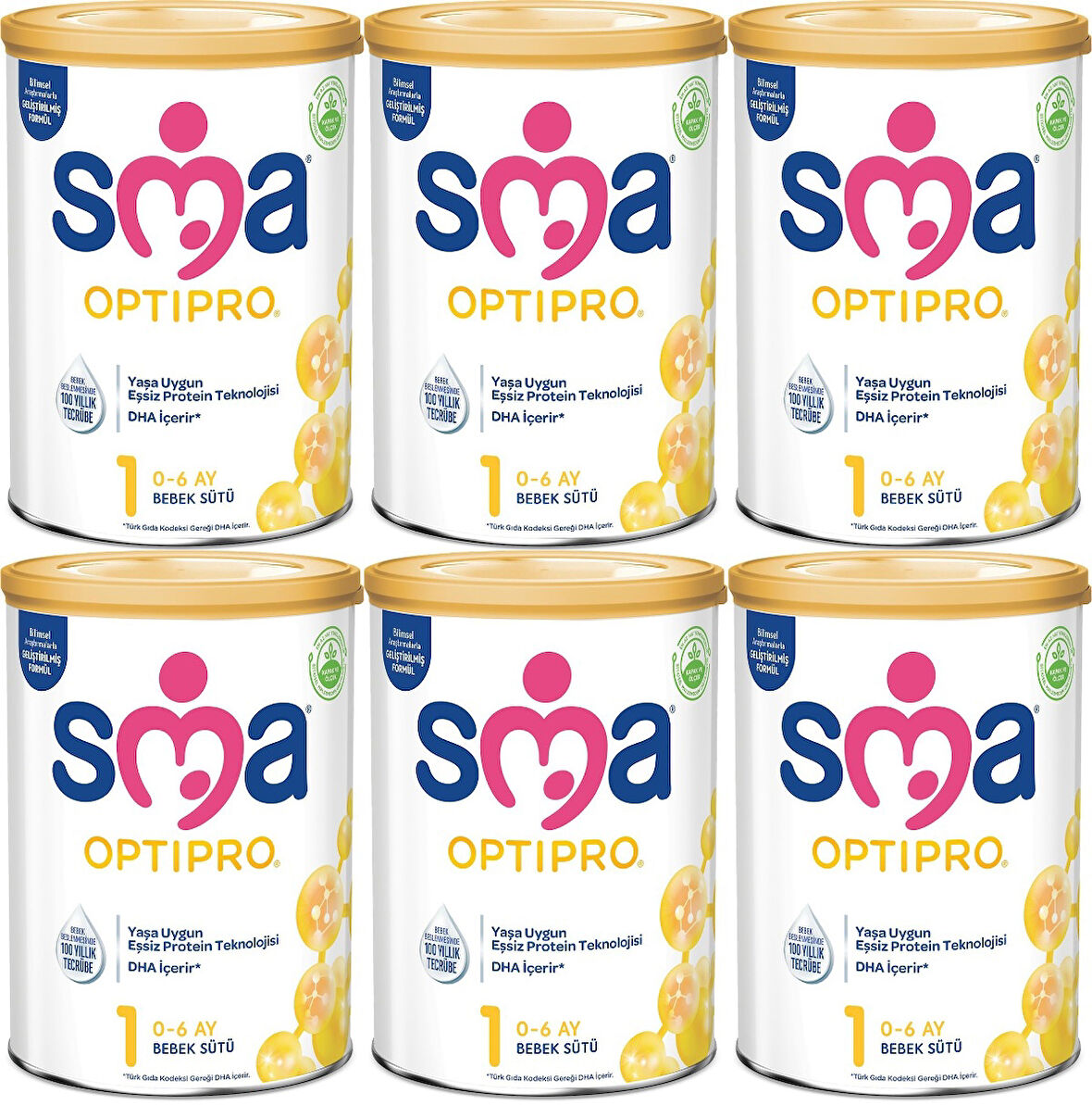 Sma Optipro 400GR No:1 Bebek Sütü (0-6 Ay) (6 Lı Set)