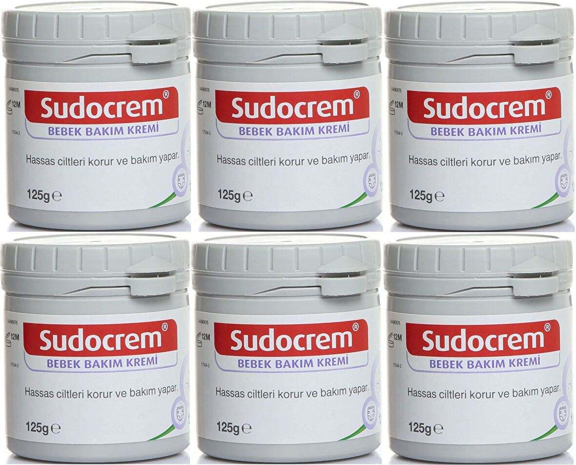 Sudocrem Cilt Bebek Bakım - Pişik Kremi 125GR (6 Lı Set)