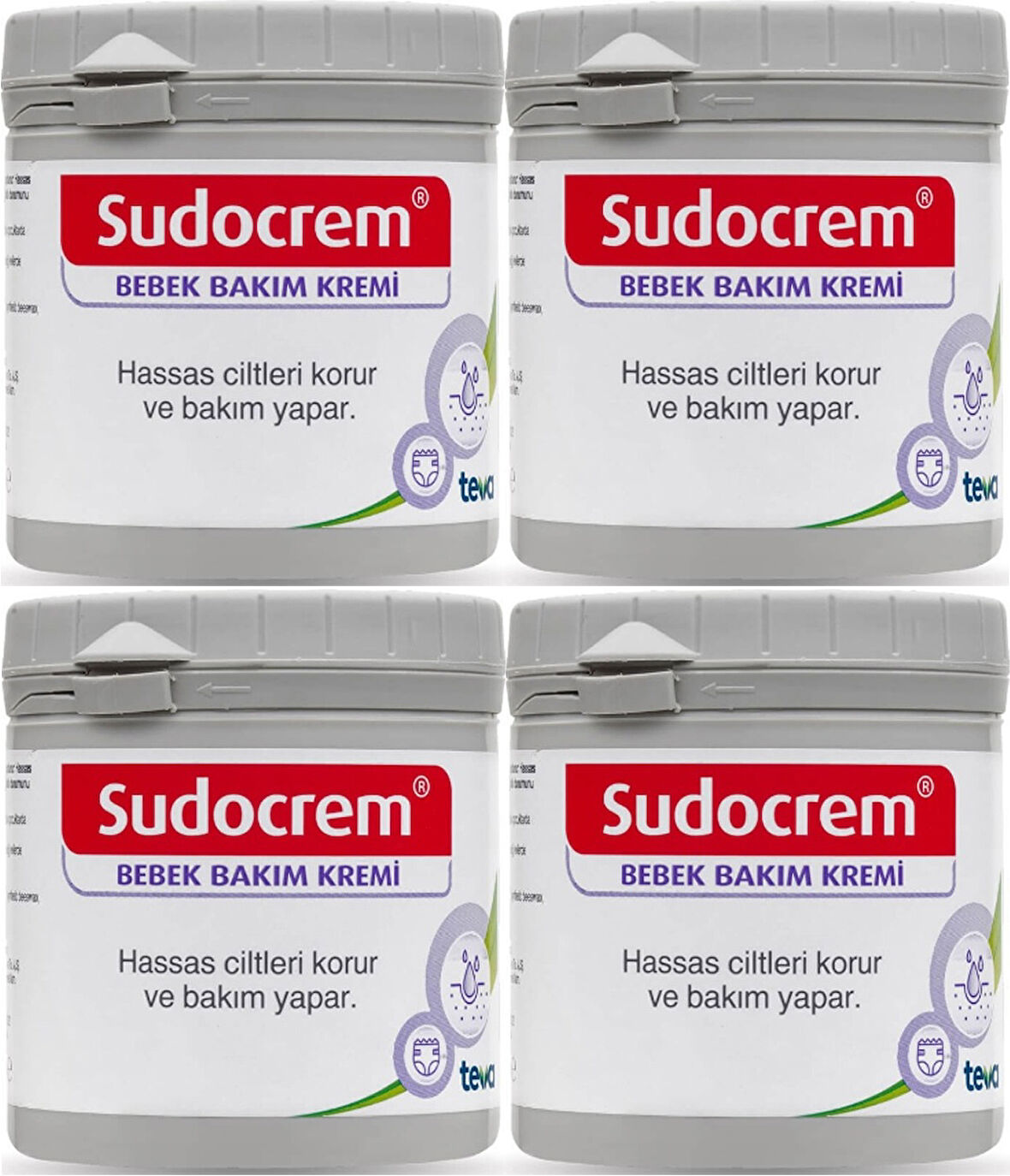 Sudocrem Cilt Bebek Bakım - Pişik Kremi 250GR (4 Lü Set)