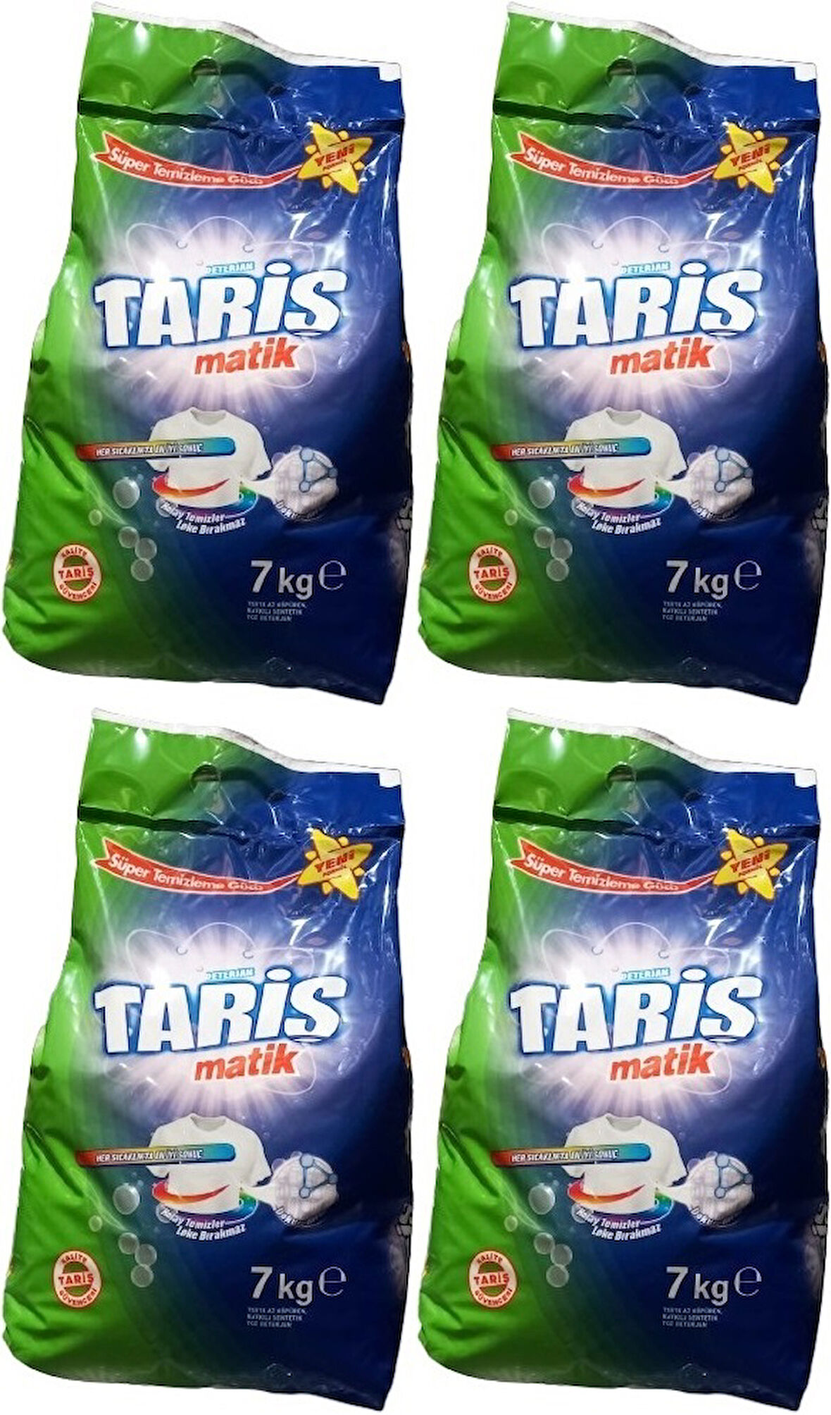 Tariş Matik Toz Çamaşır Deterjanı 28KG Renkli ve Beyazlar için (4PK*7KG) (212 Yıkama)