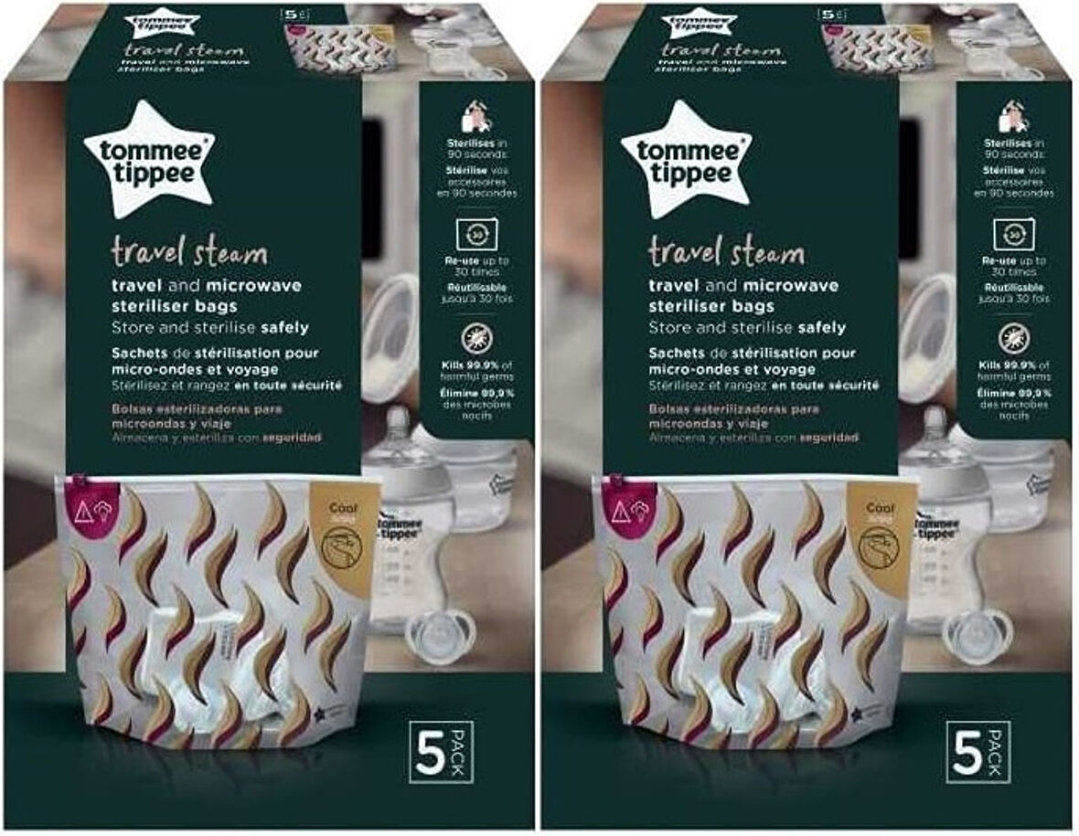 Tommee Tippee Seyahat ve Mikrodalga Sterilizatör Torbası (2 Li Set)