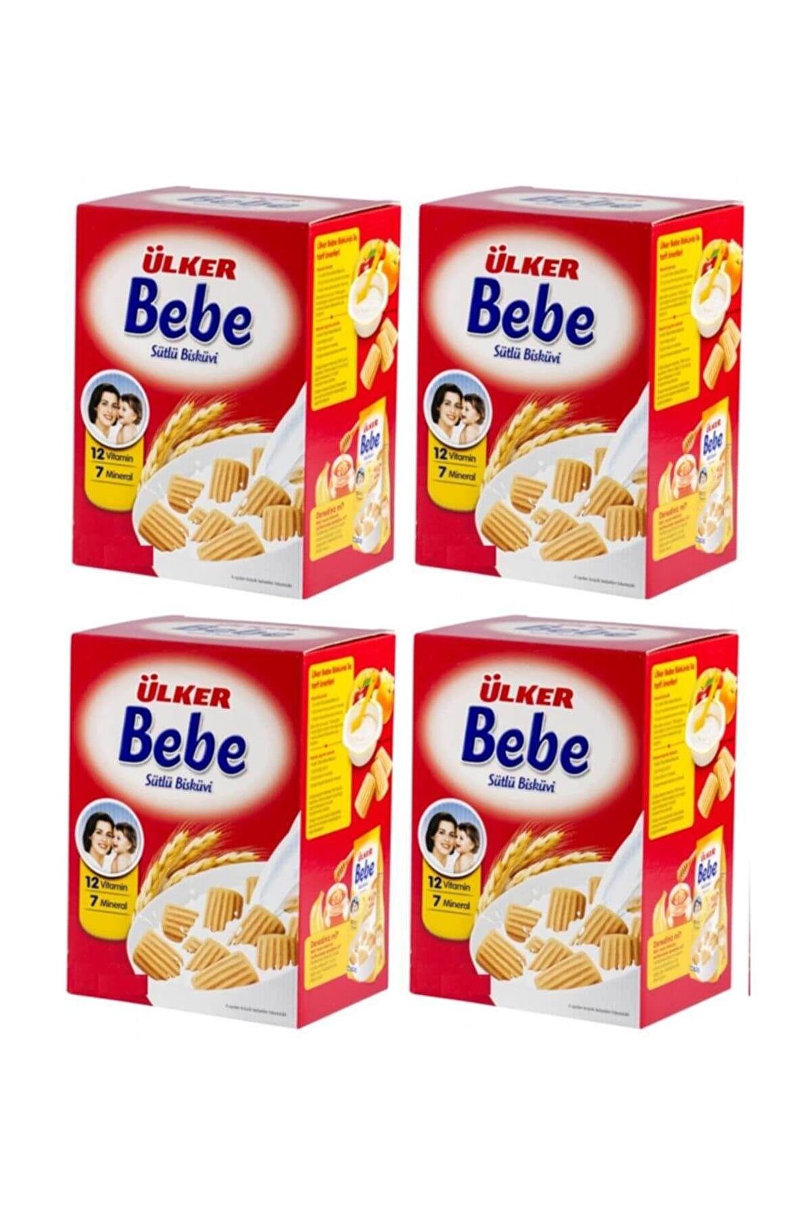 ÜLKER BEBE BİSKÜVİ 800GR*4 Adet