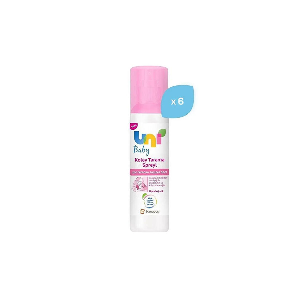 Uni Baby Kolay Tarama Spreyi 200 ML x 6 Adet