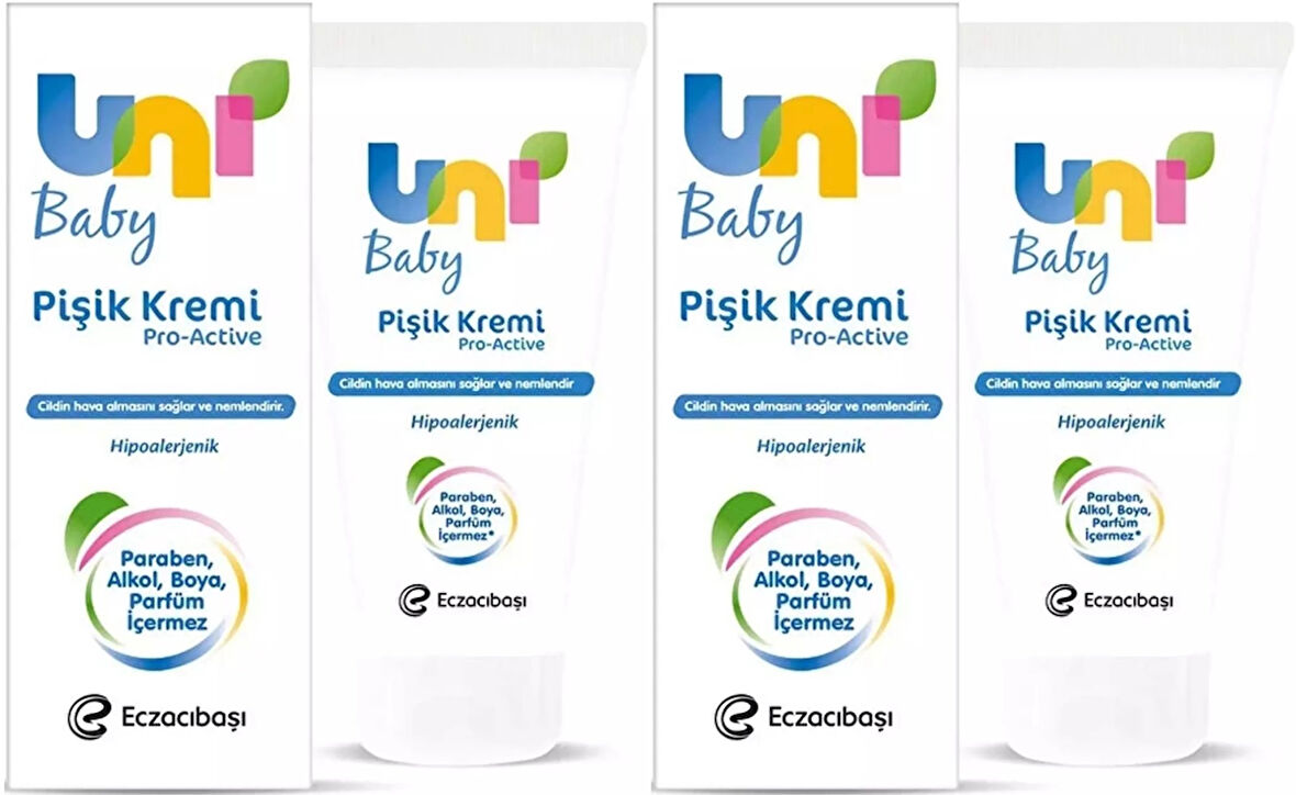 Uni Baby Pişik Kremi 75ML (2 Li Set)