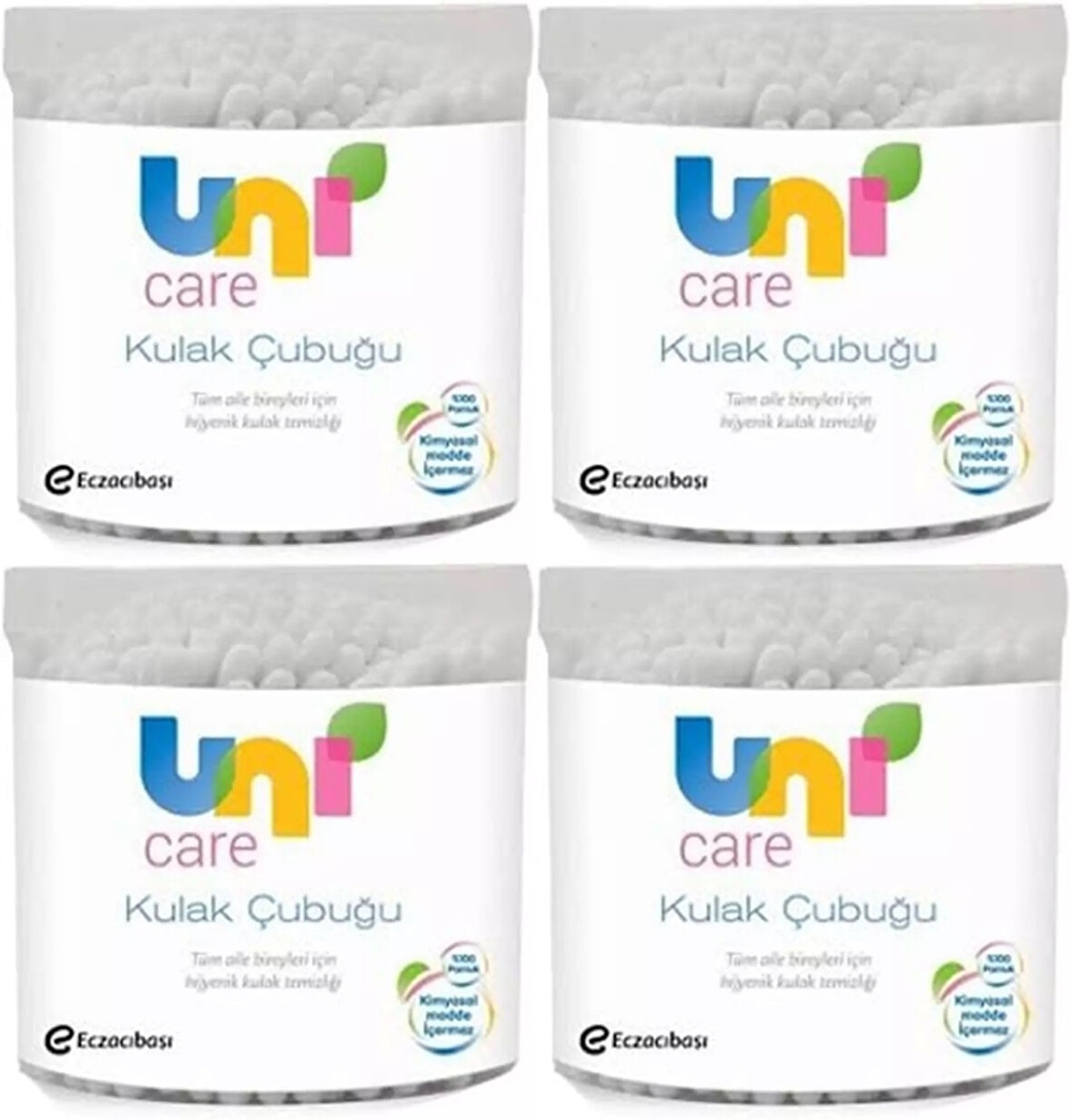 Uni Baby Kulak Temizleme Çubuğu 100 Adet (4 Lü Set)