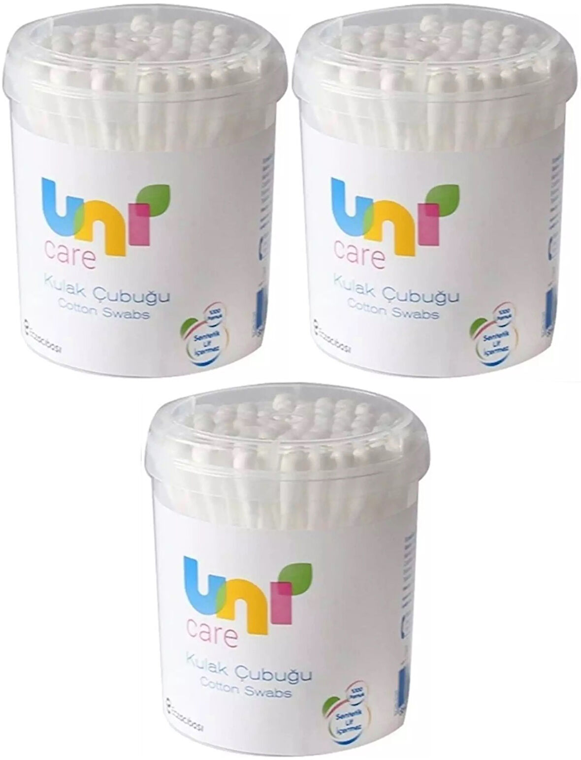 Uni Baby Kulak Temizleme Çubuğu 200 Adet (3 Lü Set)