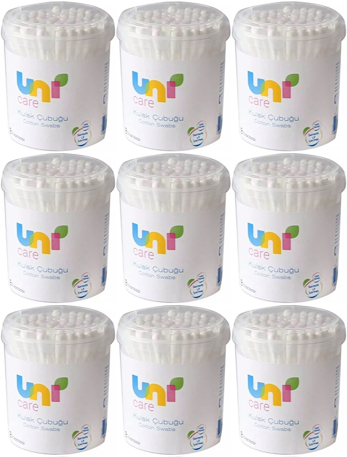 Uni Baby Kulak Temizleme Çubuğu 200 Adet (9 Lu Set)