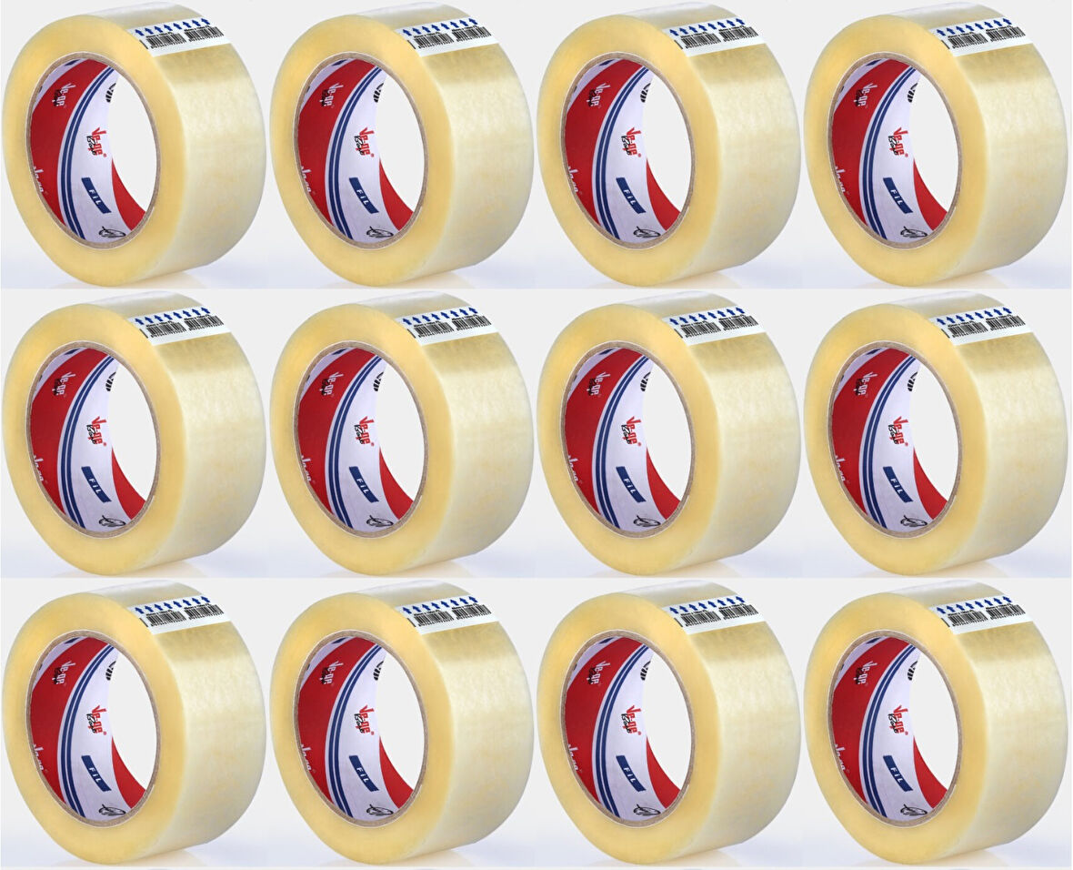 Ve-Ge Koli Bandı / Bant FİL 1 . Kalite 100 Metre (45mm*100 Metre) (12 Li Set)