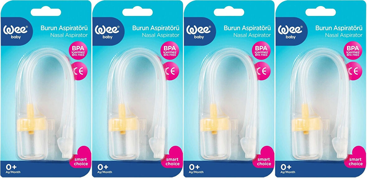 Wee Baby Burun Aspiratörü ve Temizleyici (4 Lü Set)