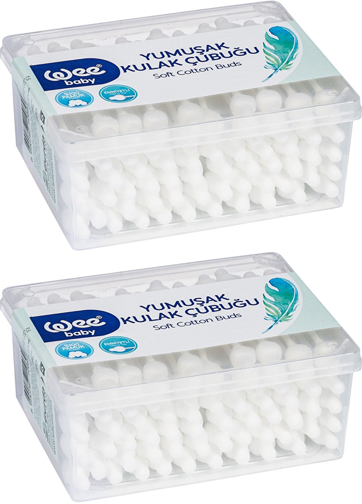 Wee Baby Emniyetli Kulak Çubuğu 60 Lı Pk (WEE-894) (2 Li Set)