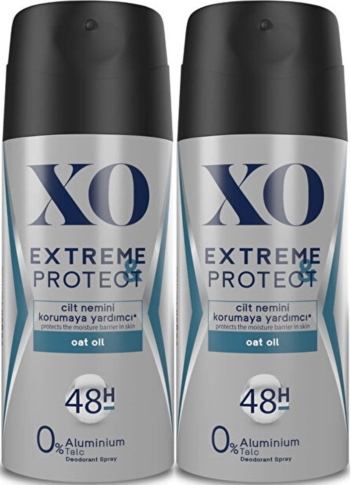 XO Deodorant 150ML Men-Erkek Extreme & Protect (2 Li Set)