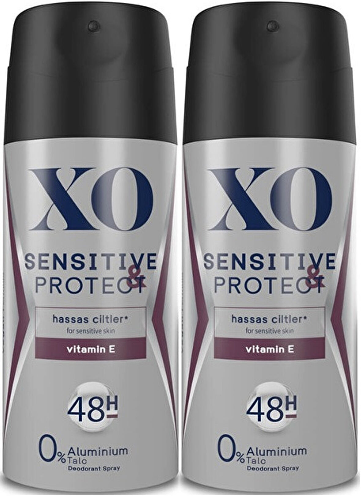 XO Deodorant 150ML Men-Erkek Sensitive & Protect (2 Li Set)