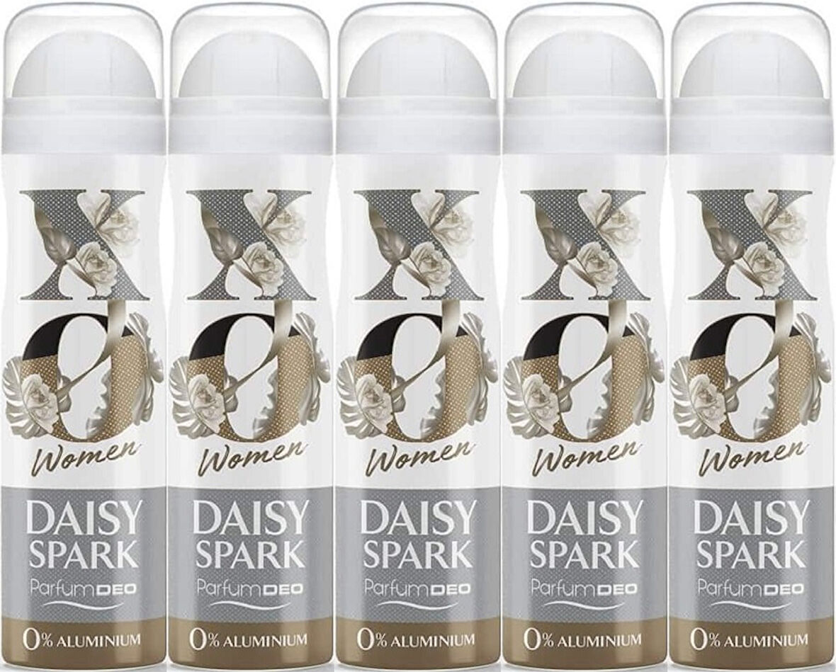 XO Deodorant 150ML Women-Kadın Daisy Spark (5 Li Set)