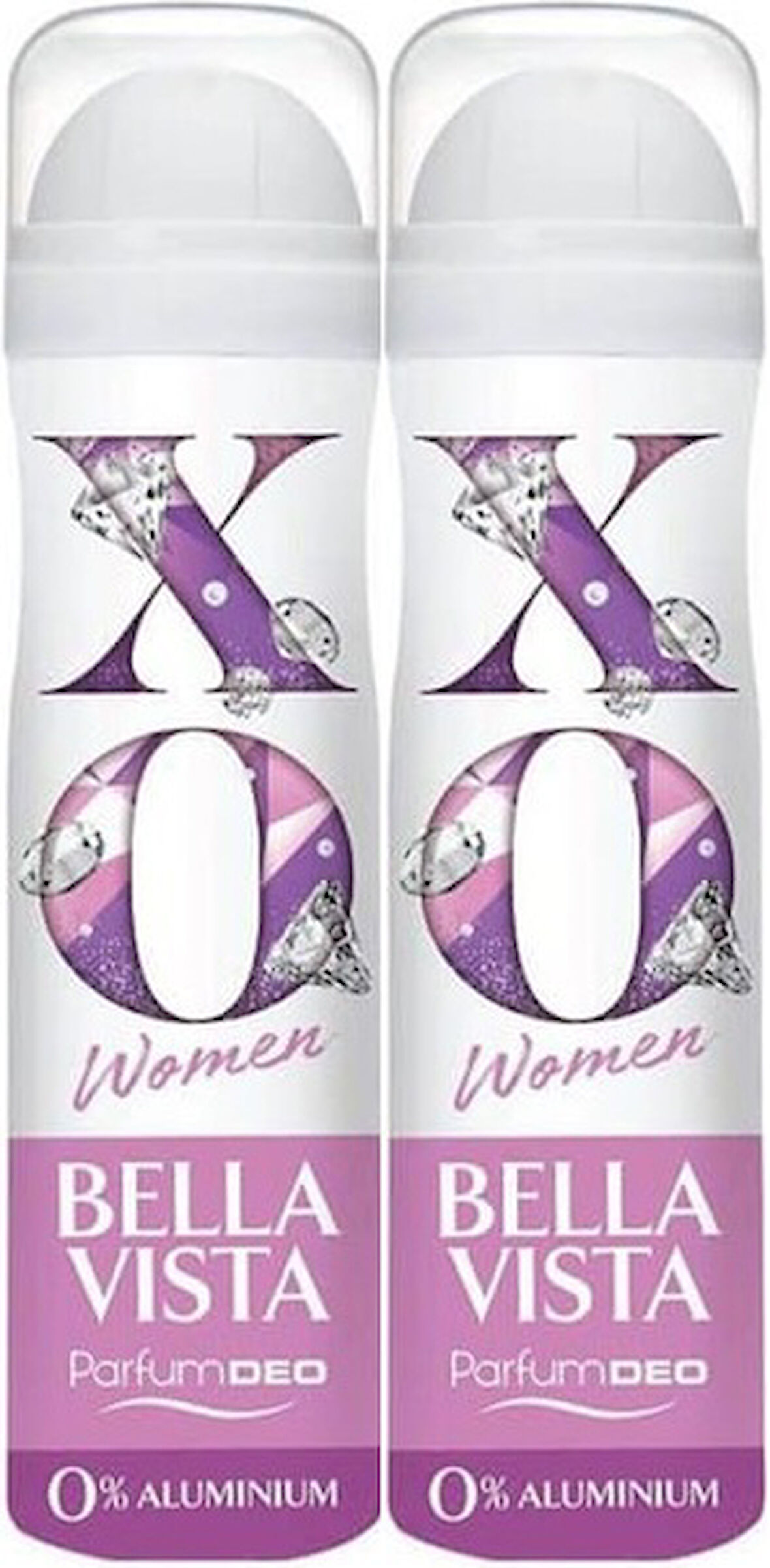 XO Deodorant 150ML Women-Kadın Bella Vista (2 Li Set)