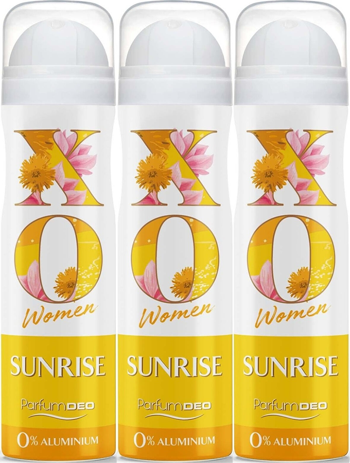 XO Deodorant 150ML Women-Kadın Sunrise (3 Lü Set)