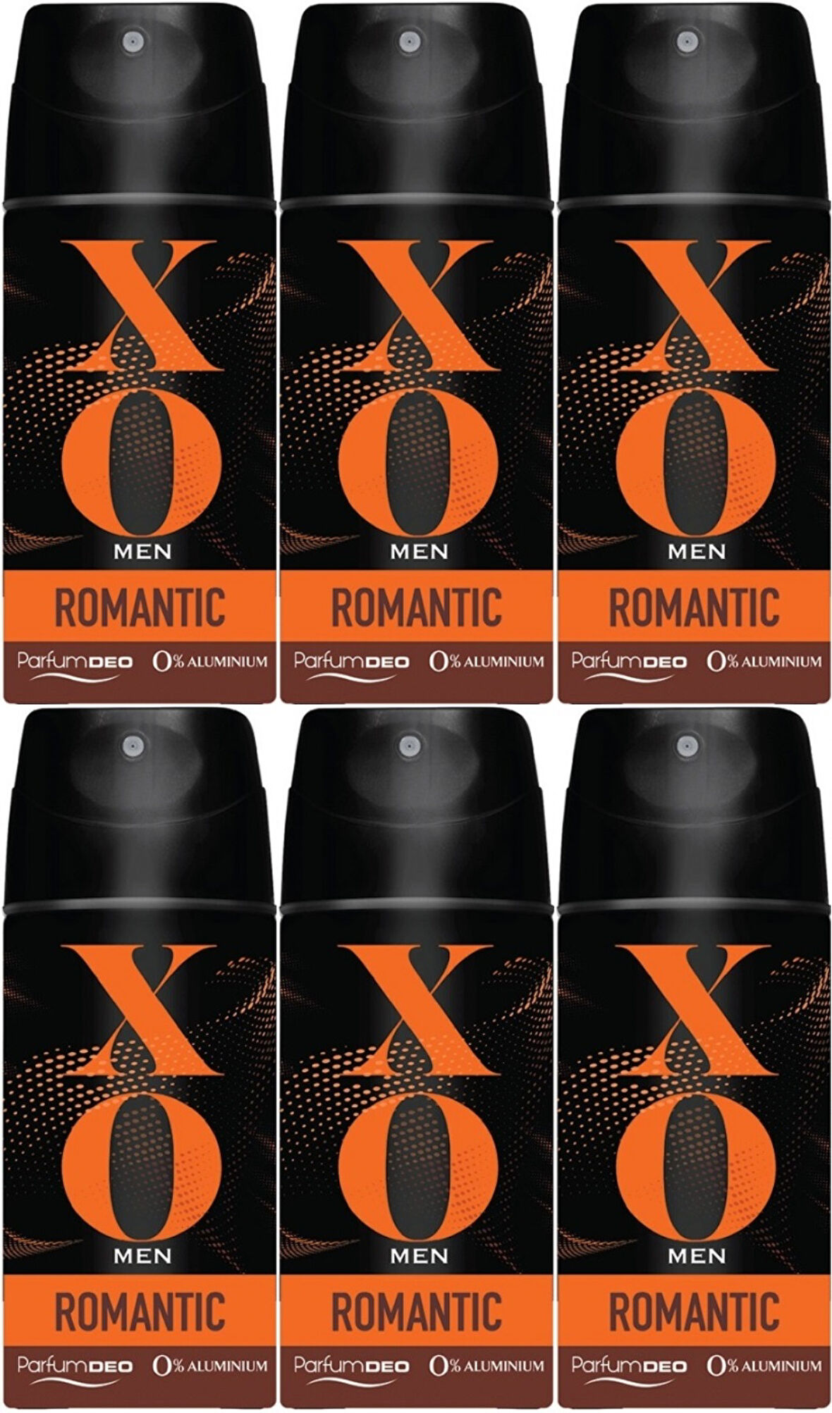 XO Deodorant 150ML Men-Erkek Romantıc (6 Lı Set)