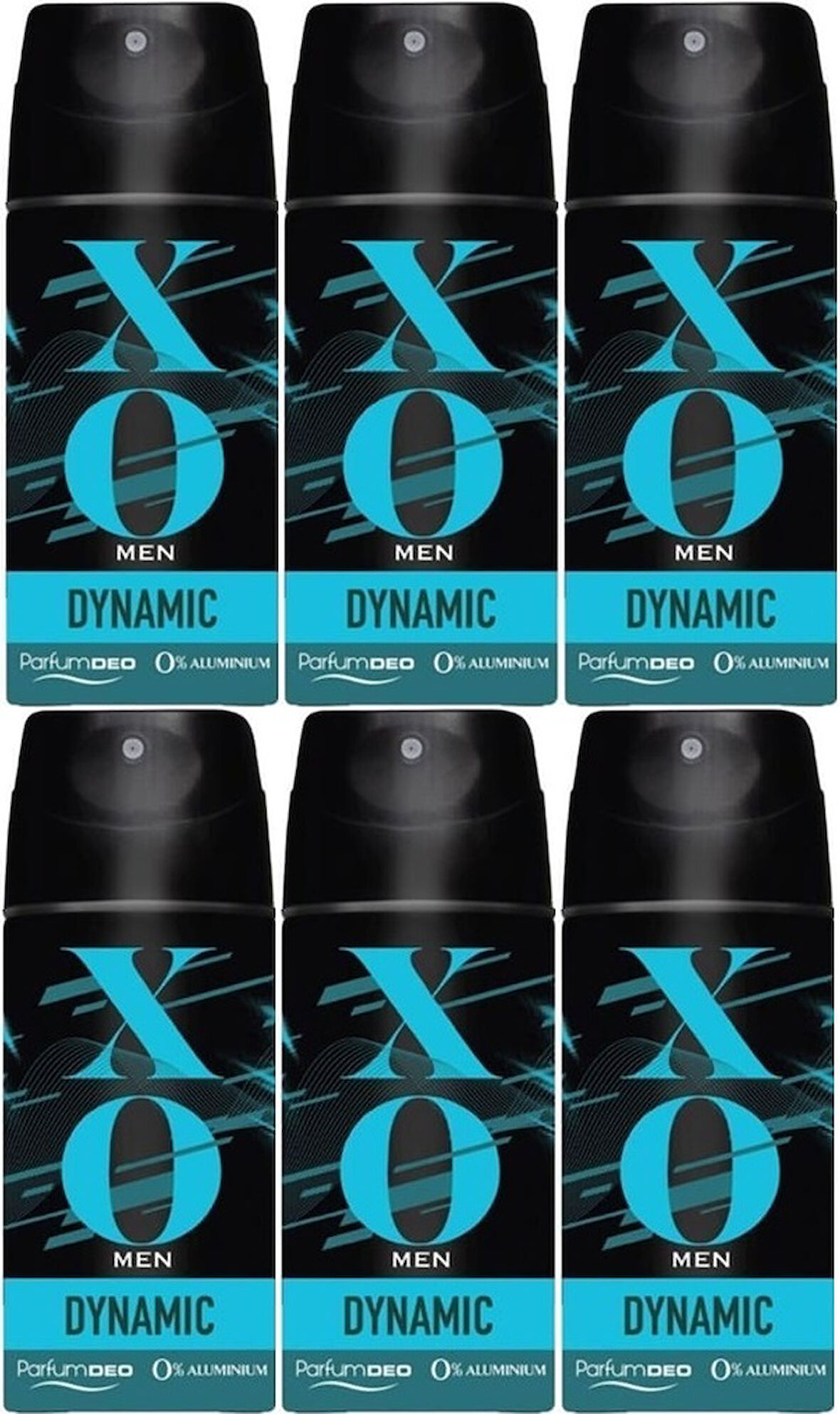 XO Deodorant 150ML Men-Erkek Dynamıc (6 Lı Set)