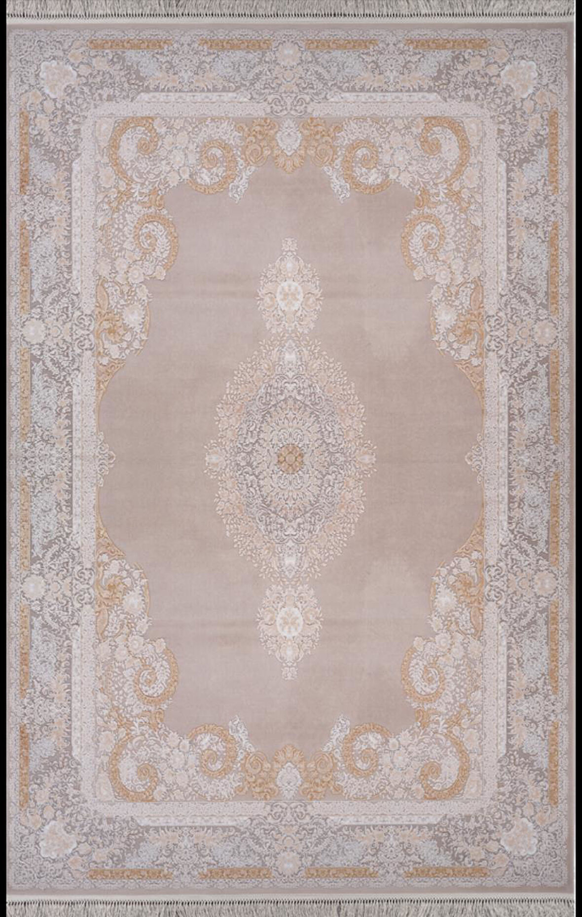 Artemis Halı Palace 05209B Gold Kemik Klasik Retro İpek Halı