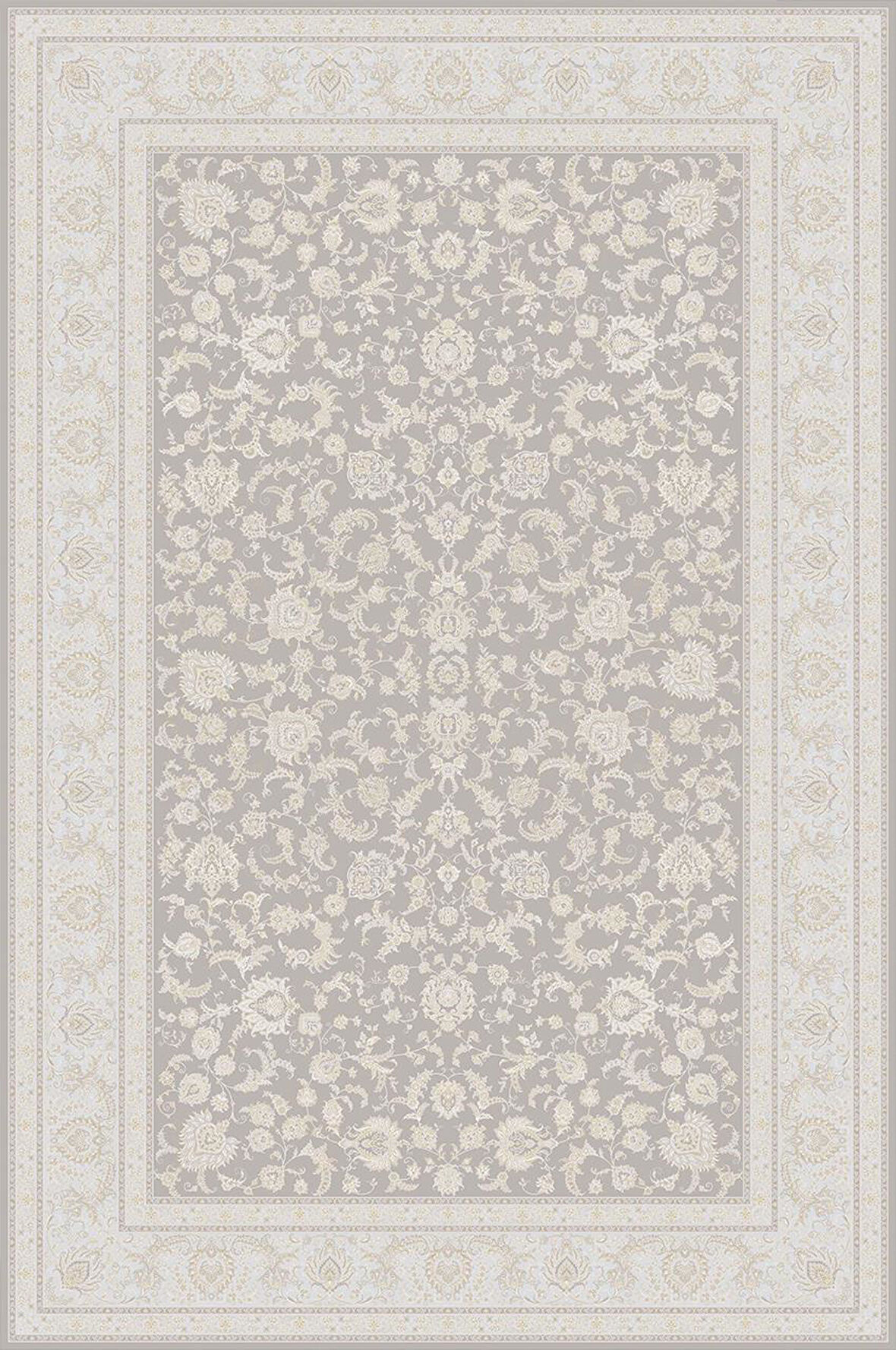 Artemis Halı Palace 08023A Krem Vizon Klasik Retro İpek Halı