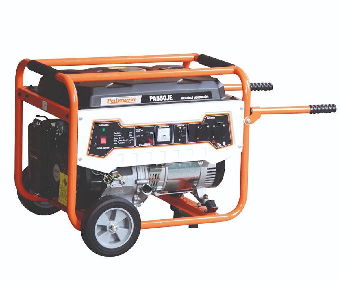 PALMERA PA550JE5 MONOFAZE BENZİNLİ JENERATÖR 5.5KW EURO5 MOTOR