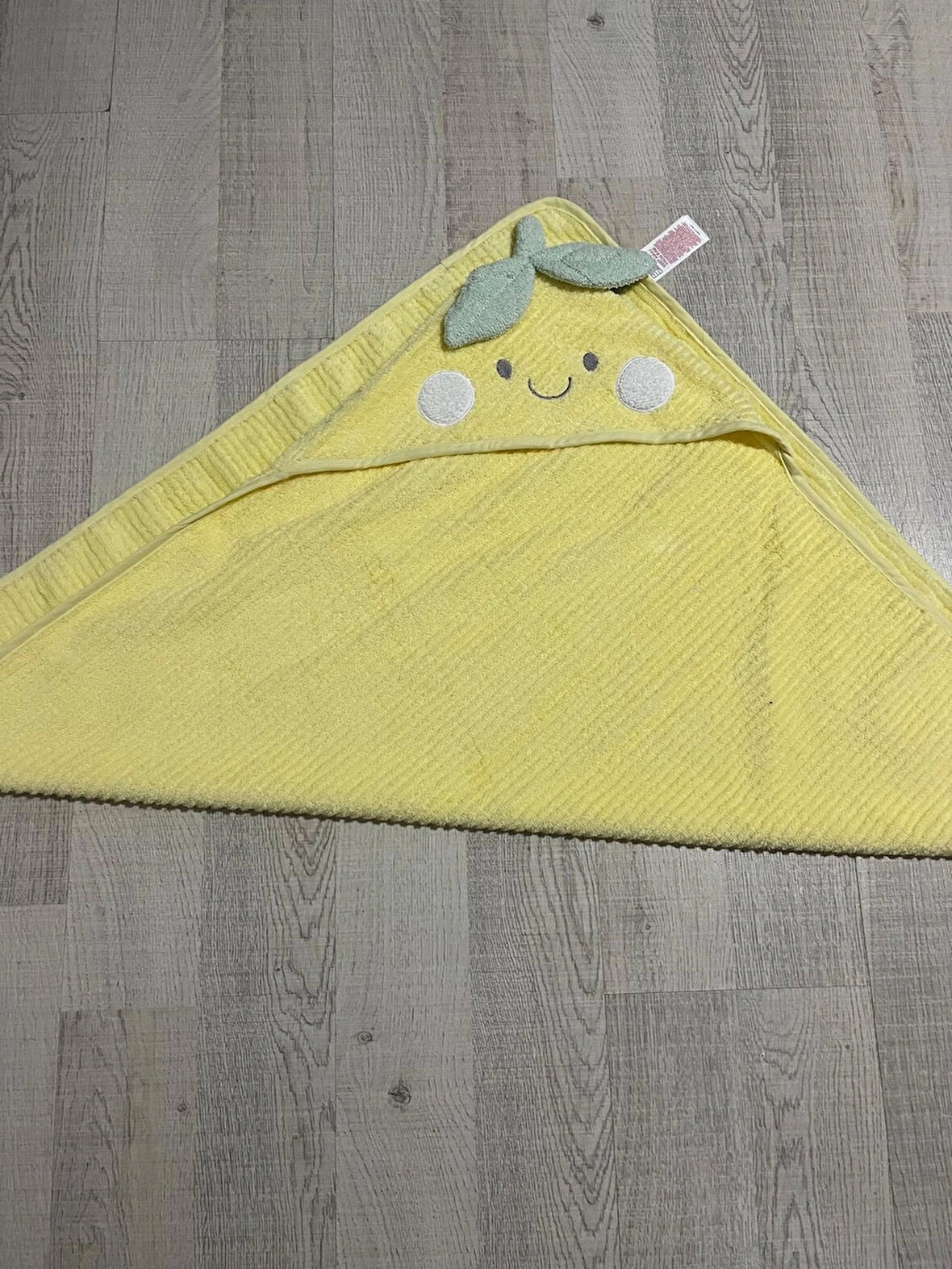 PAMUK BEBEK ÇİLEK DESENLİ ÇOCUK/BEBEK BANYO VE PLAJ HAVLUSU