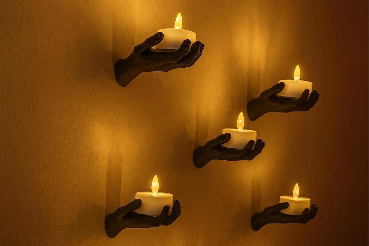 5li El Figür Duvar Mumluk 