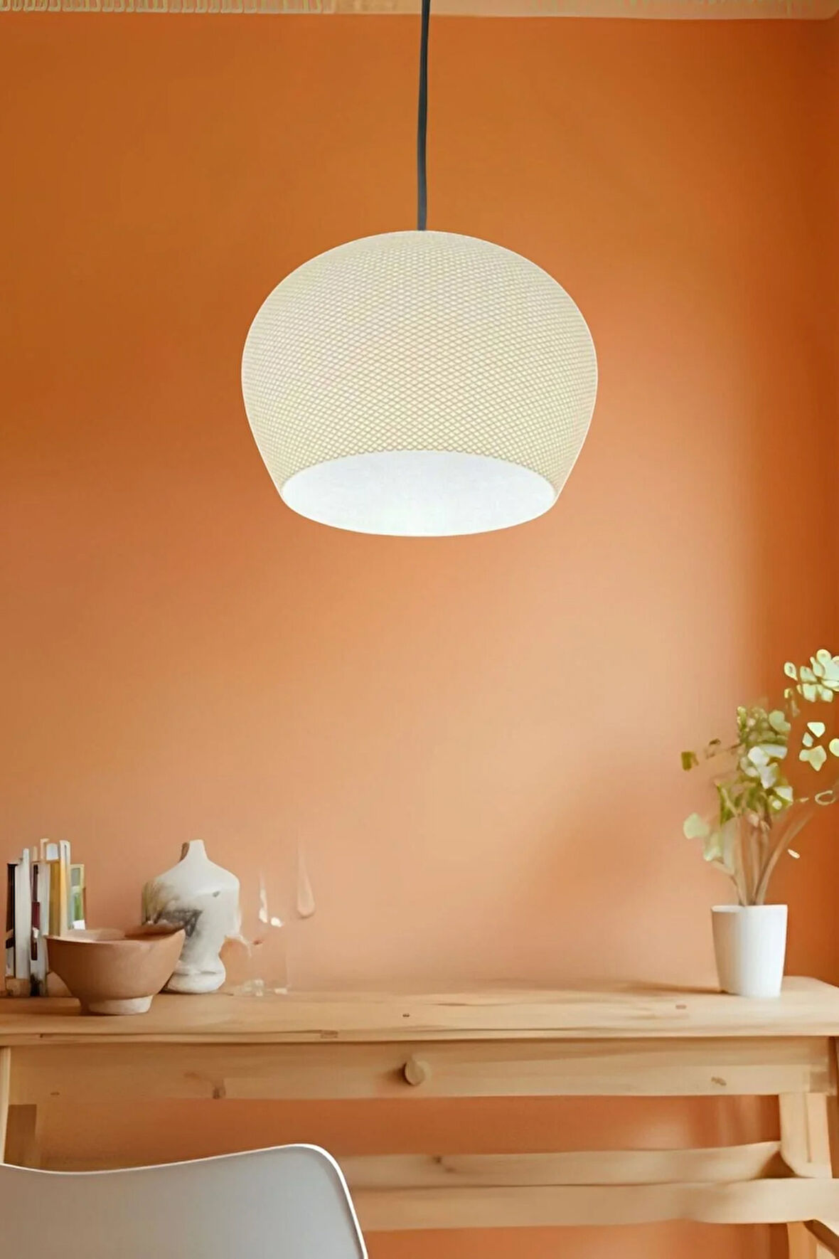 Modern Lüks Tombul Avize Serisi Çevre Dostu Mutfak Yatak Odası Sarkıt 27 cm