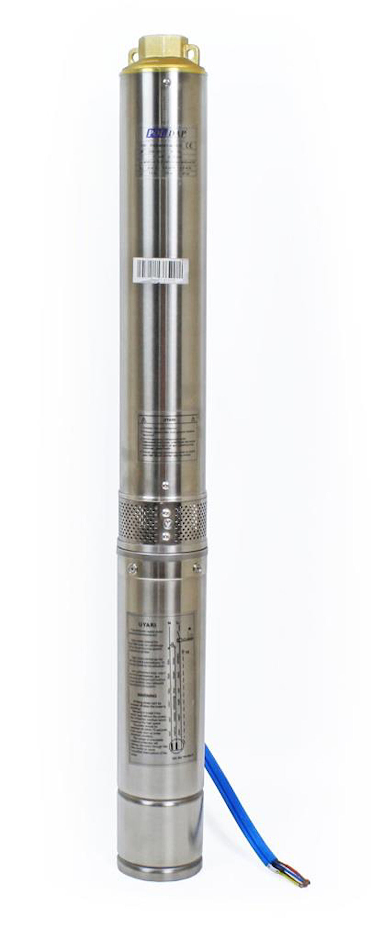 Poldap PAN 404/45 - 7.5 Hp 380 Volt Motorlu Derin Kuyu Dalgıç Pompa 327 mss 6 m³/h