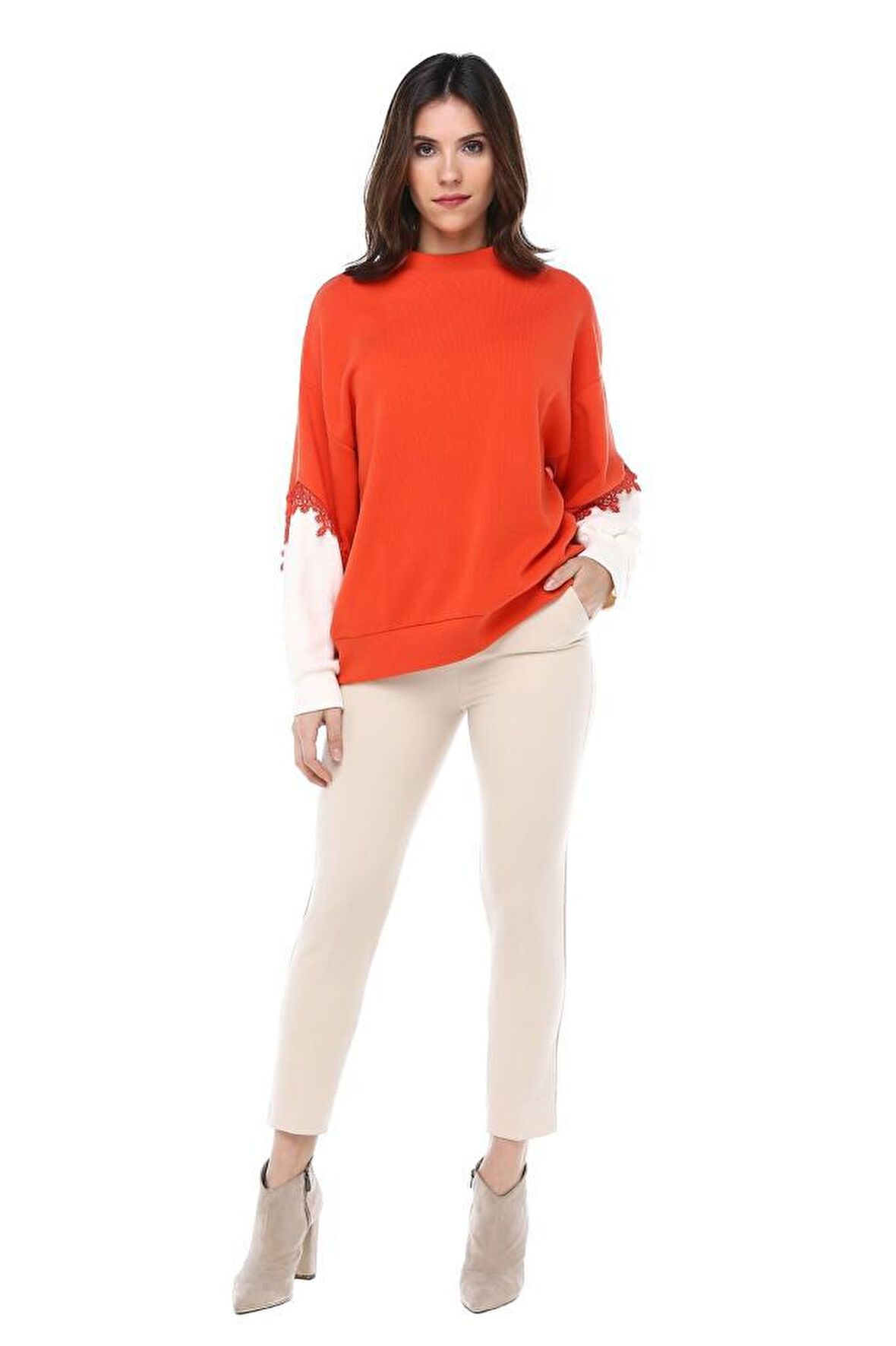 Atlas Bilek Bej Kadın Pantolon