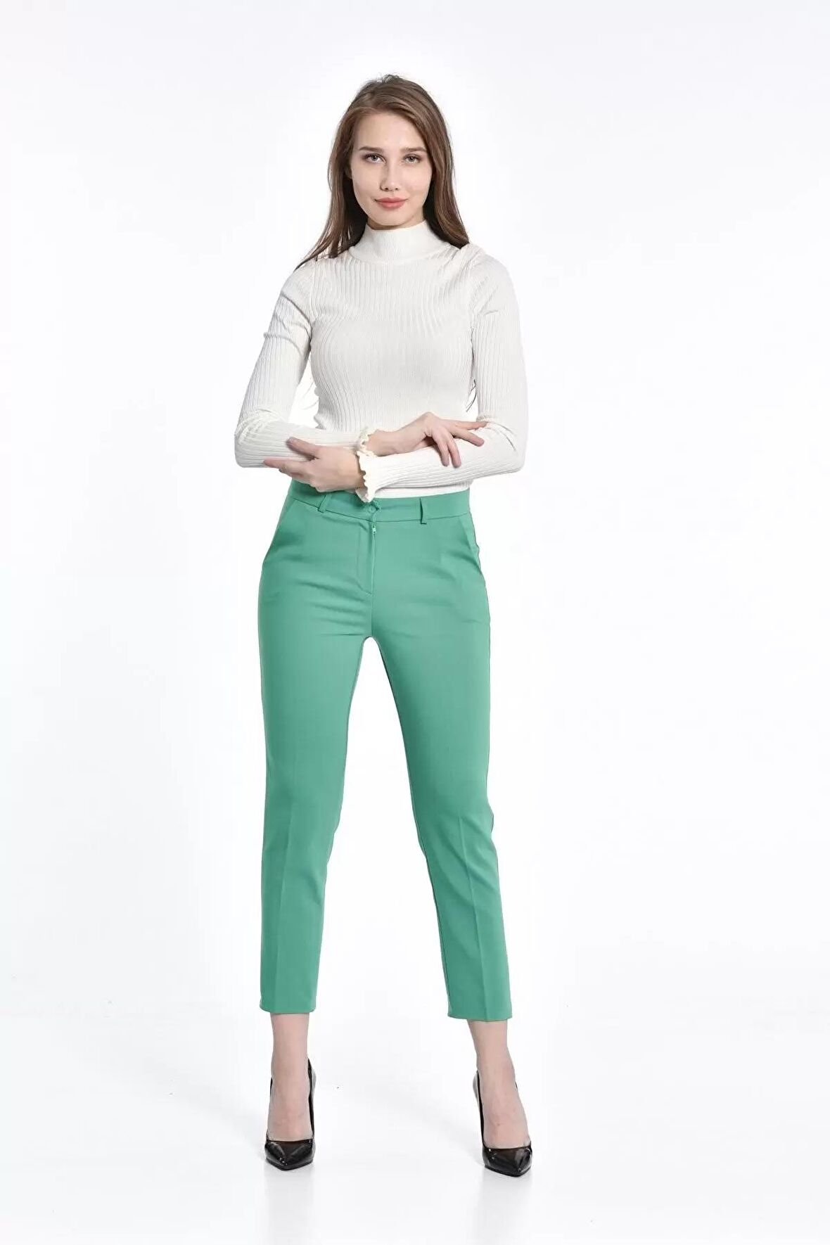 Dacia Yeşil Bilek Kadın Pantolon