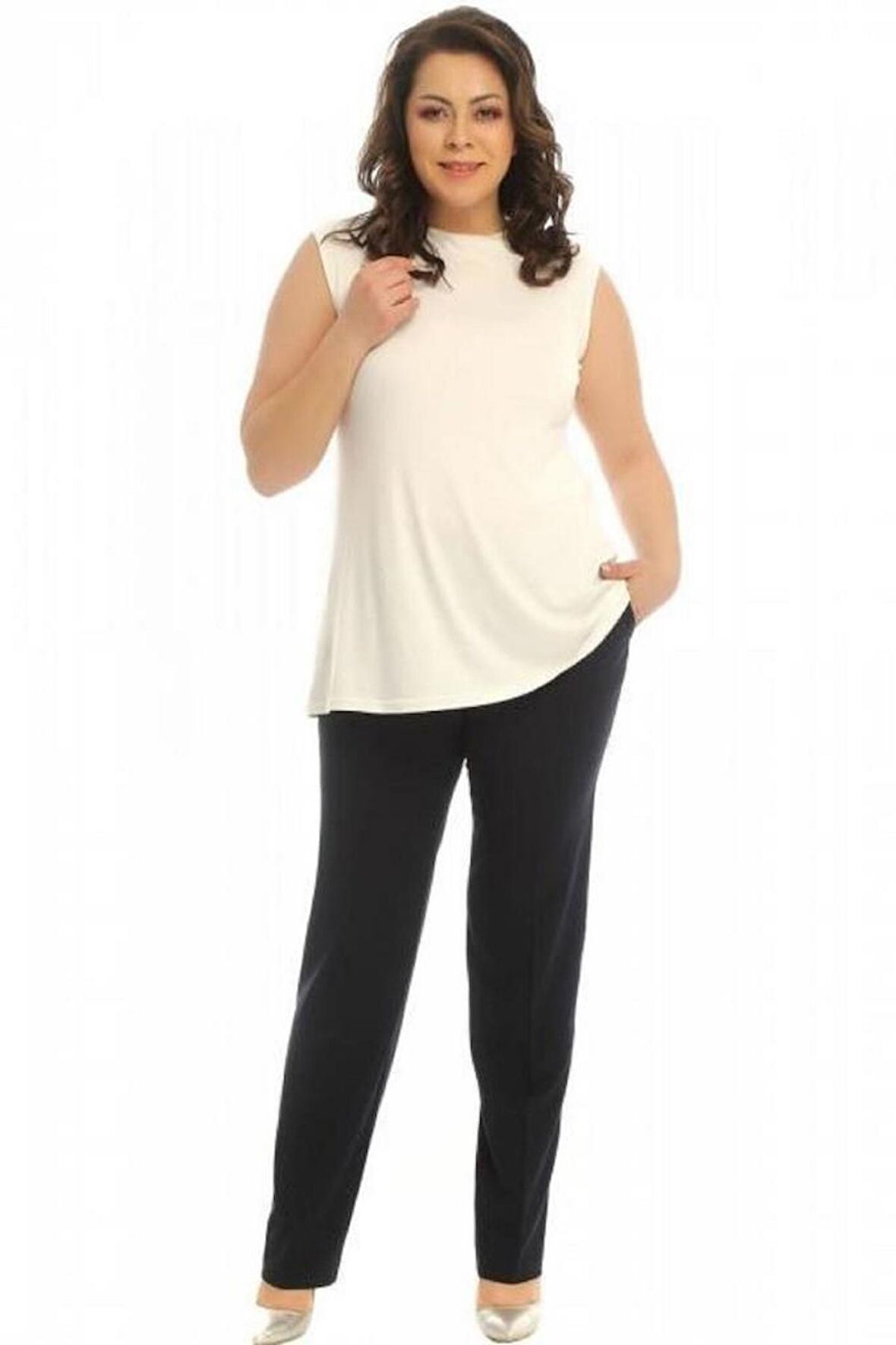 Junuper Siyah Bilek Kadın Pantolon