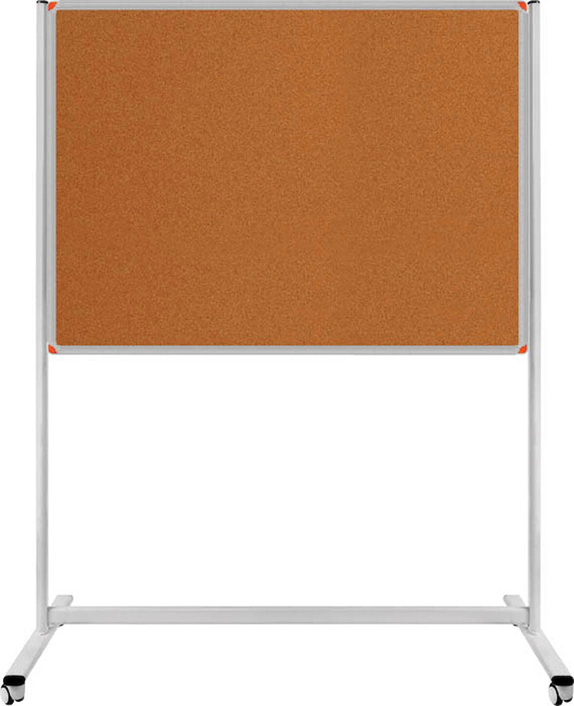 90X180 CM SABİT TEK TARAFLI- TEKERLEKLİ  AYAKLI MANTAR PANO-PAN172