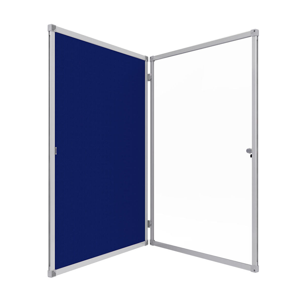 60X85 CM ALÜMİNYUM KİLİTLİ KAPAKLI CAMEKANLI İLAN DUYURU PANO-PAN356